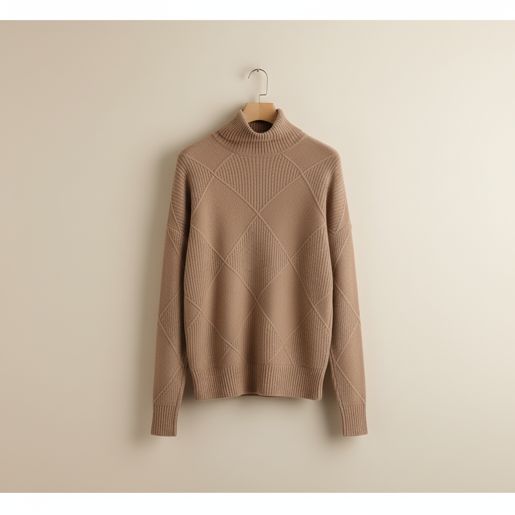 Calloway | Women's Diamond Knit Turtleneck Sweater