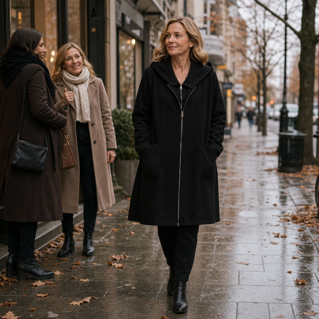 Calveth | Women's Hooded Mid-Length Winter Coat