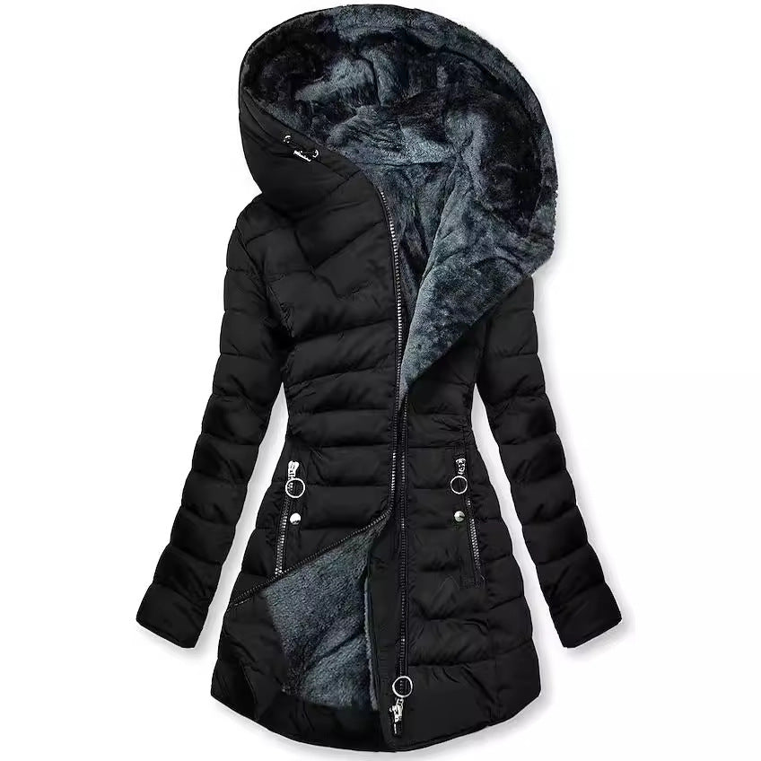Calveth | Women's Hooded Puffer Jacket Winter Coat