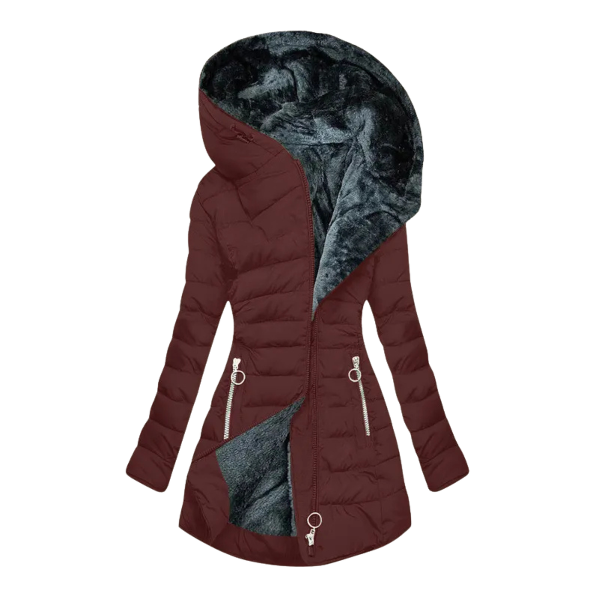 Calveth | Women's Hooded Puffer Jacket Winter Coat