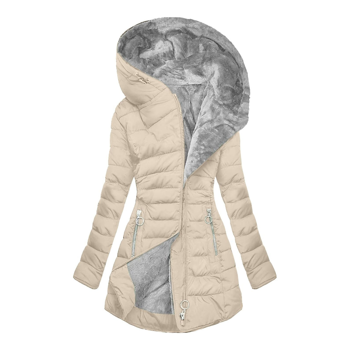 Calveth | Women's Hooded Puffer Jacket Winter Coat