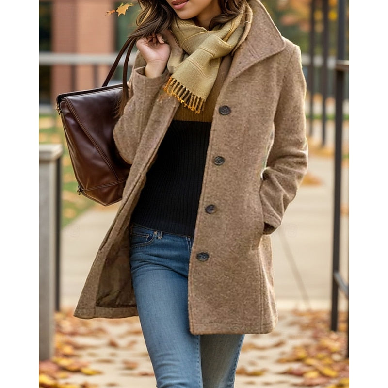 Calveth | Women's Single-Breasted Winter Coat