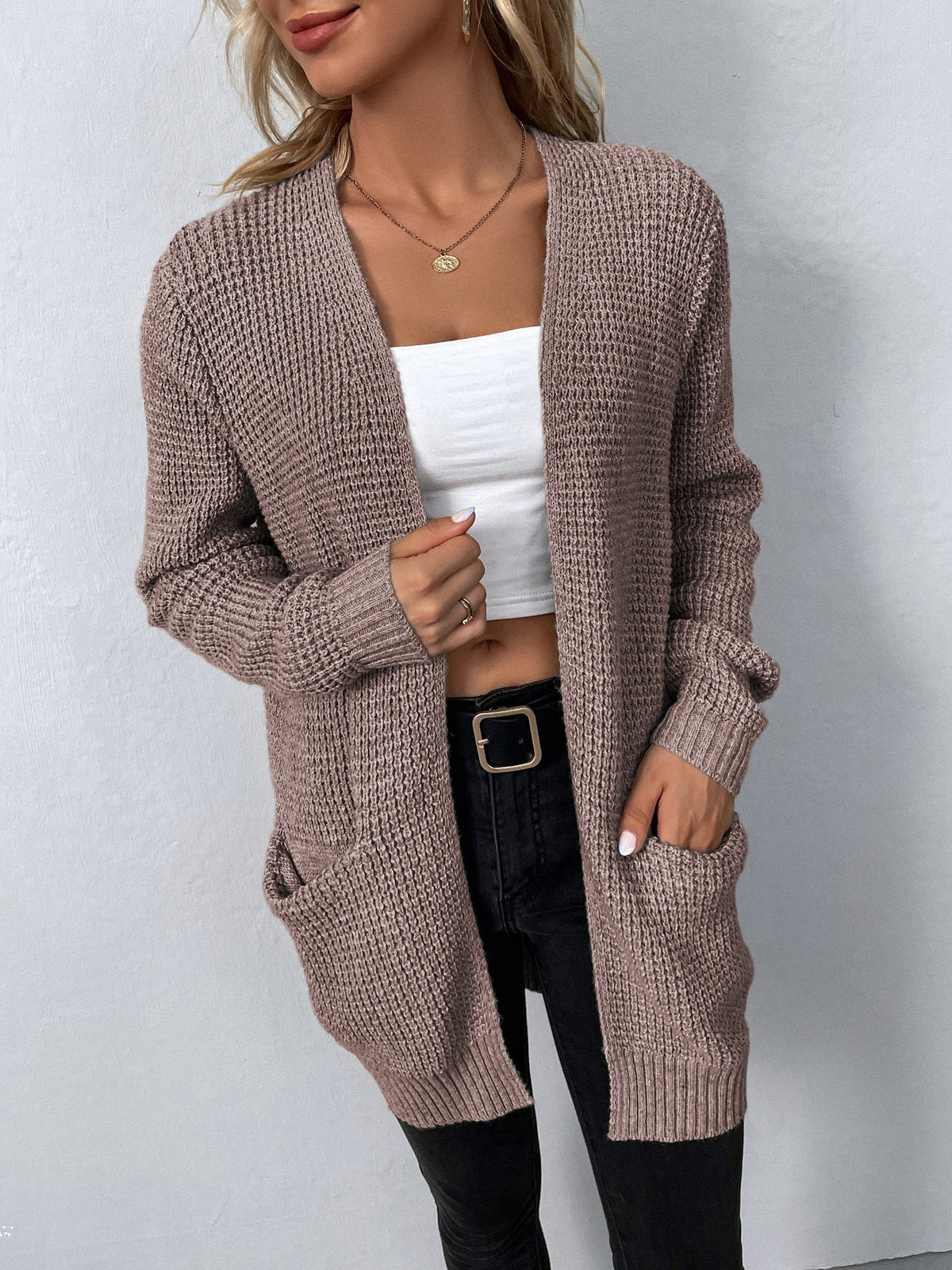 Calvine | Women's Open Front Cardigan Sweater