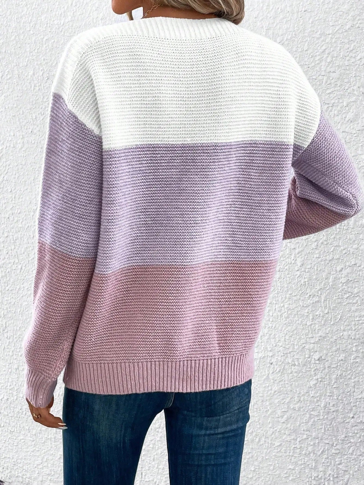 Casmira | Women's Color Block Pullover Sweater
