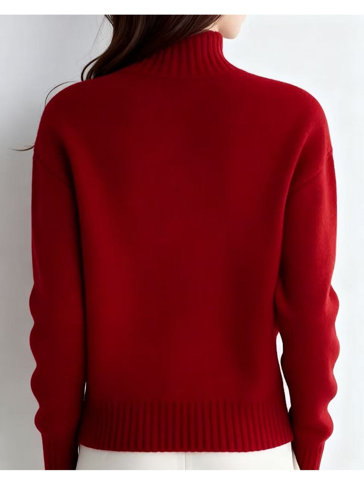 Cavrinda | Women's High-Neck Button Cardigan Sweater