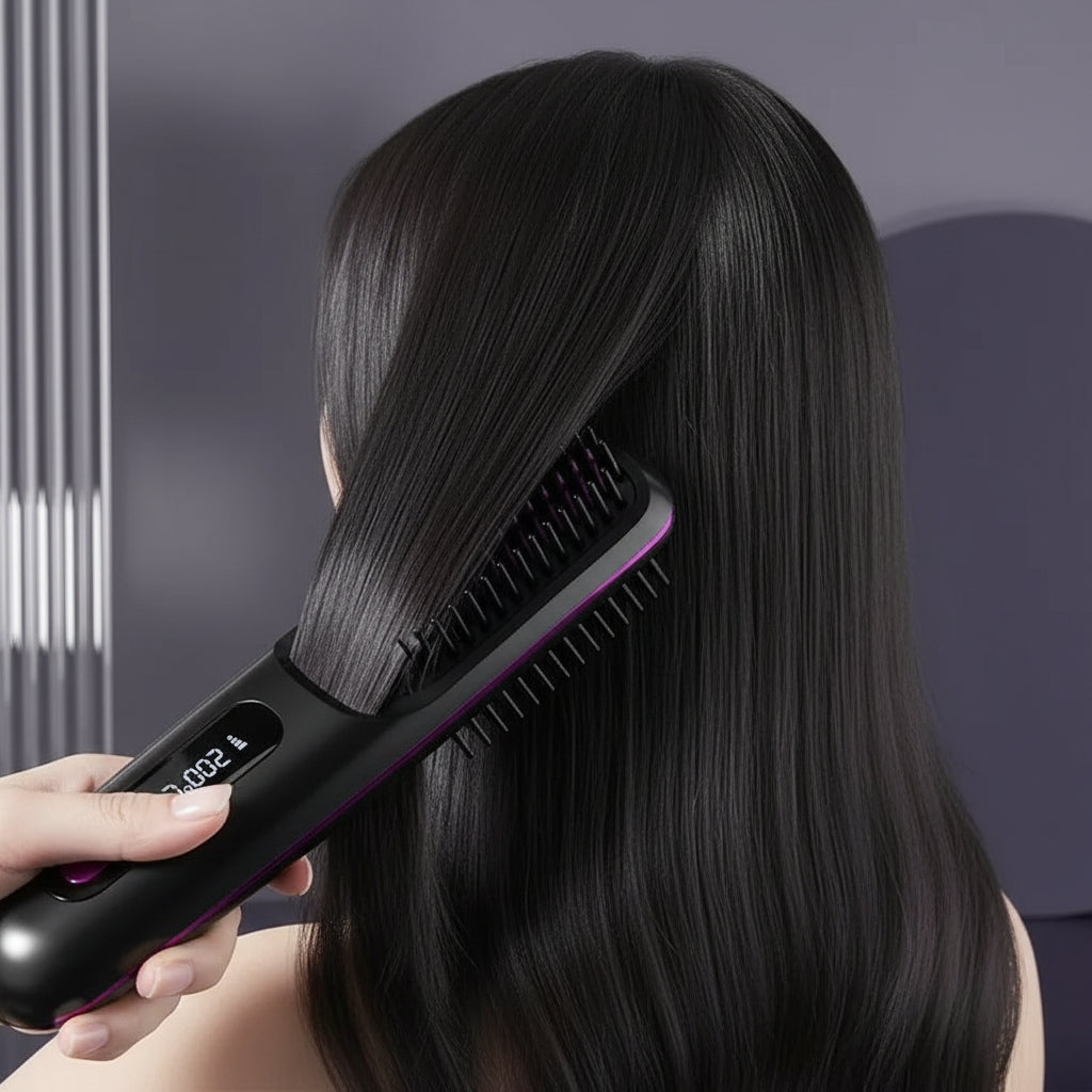 Ceramic Cordless Portable Hair Straightener Rechargable | Meowbutter