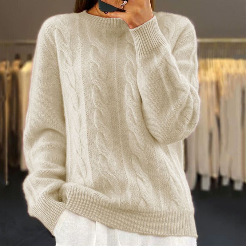 Corabel | Women's Cable Knit Pullover Sweater