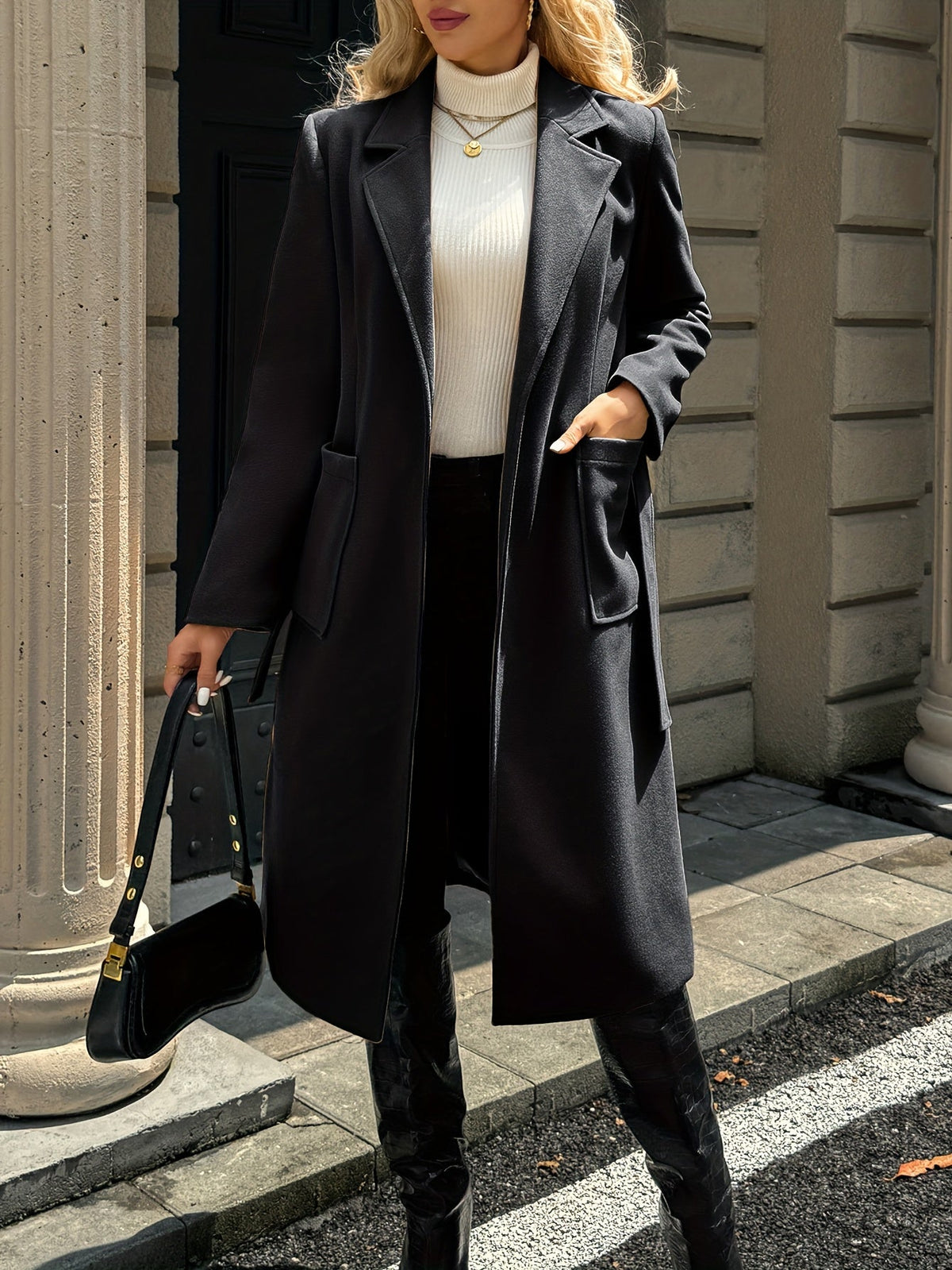 Coralie | Women's Belted Long Coat