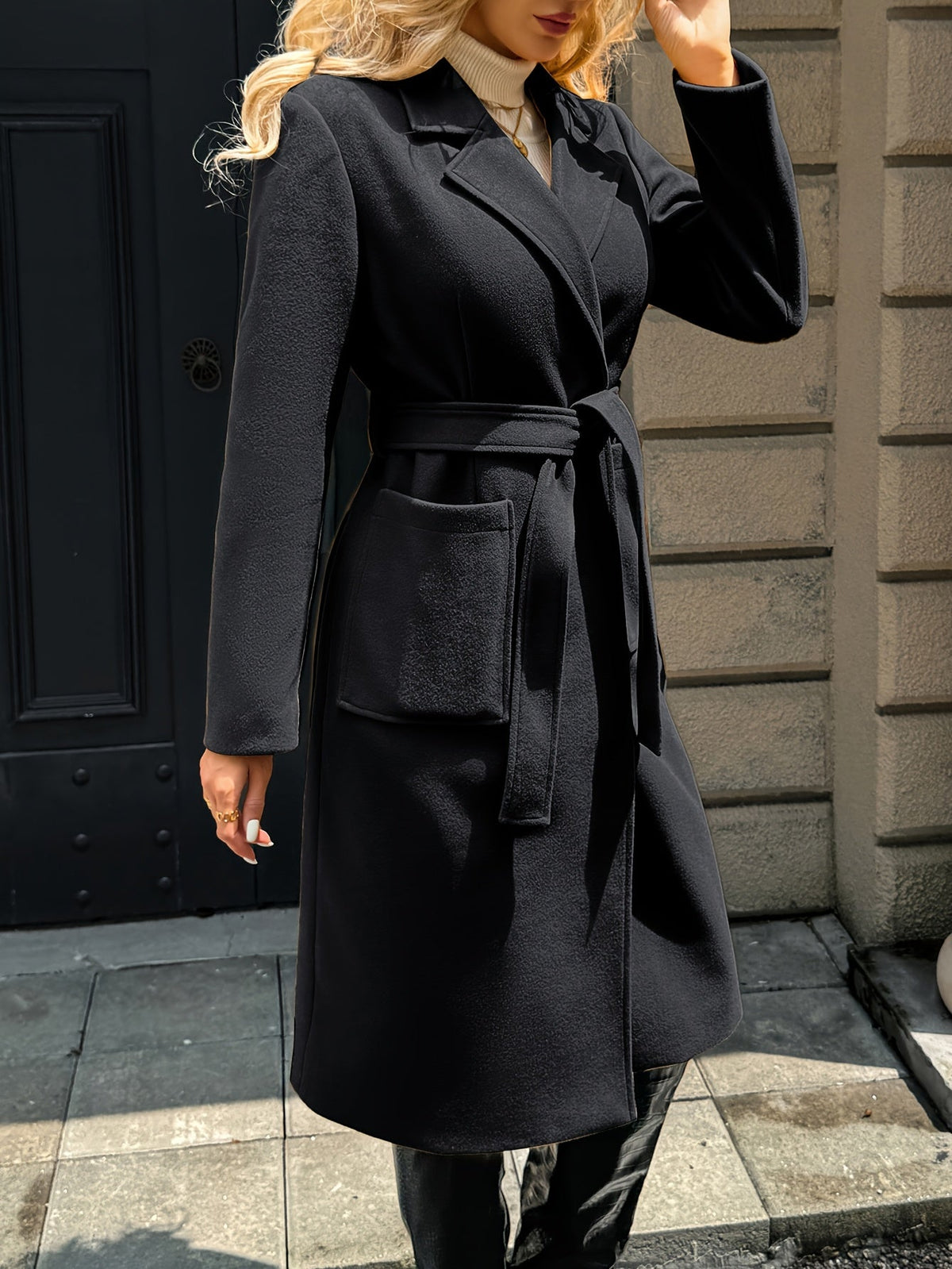 Coralie | Women's Belted Long Coat