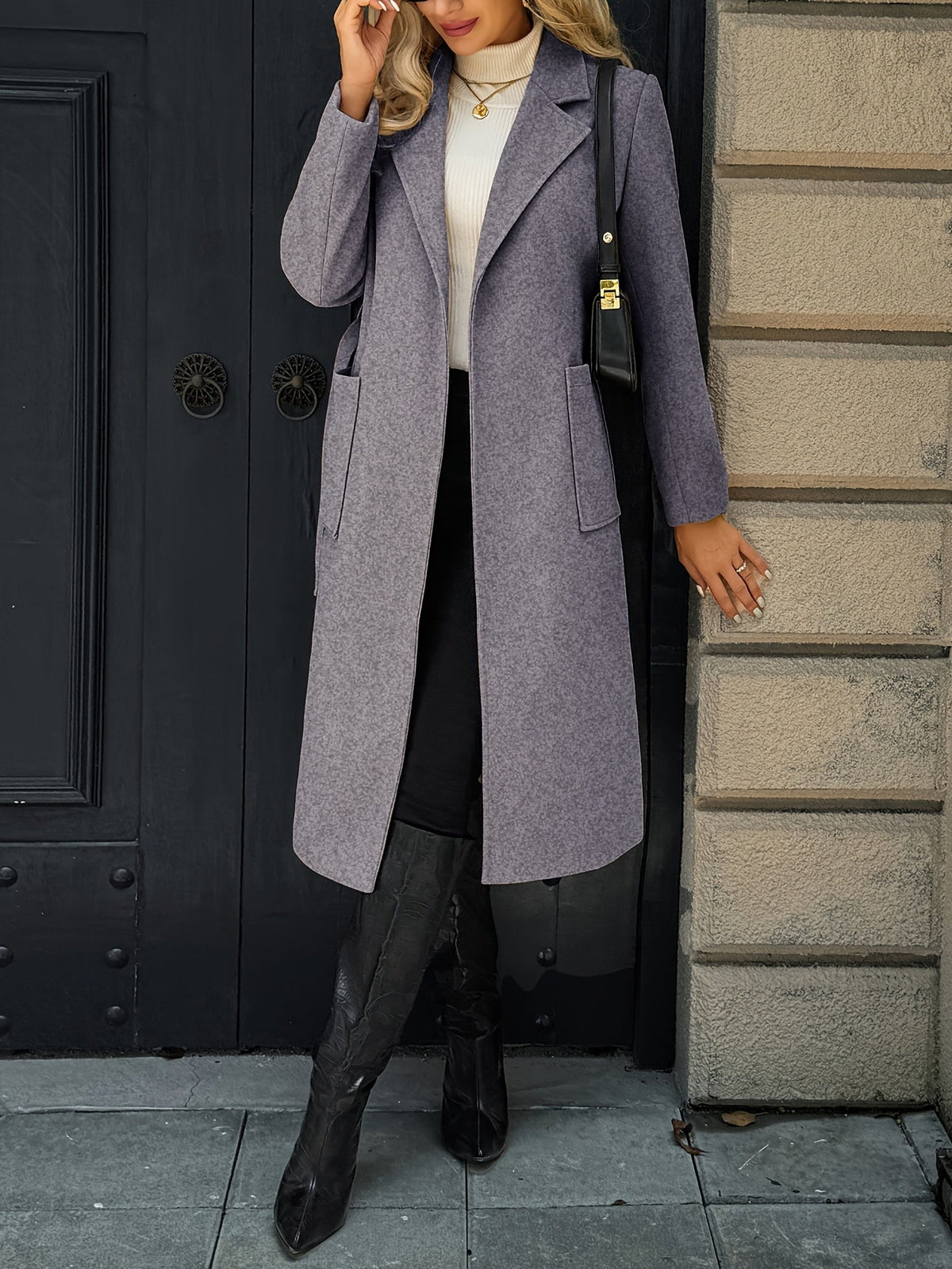 Coralie | Women's Belted Long Coat