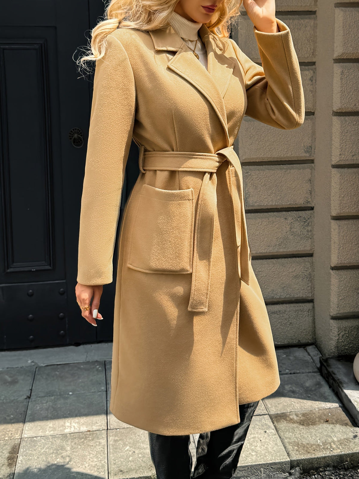 Coralie | Women's Belted Long Coat