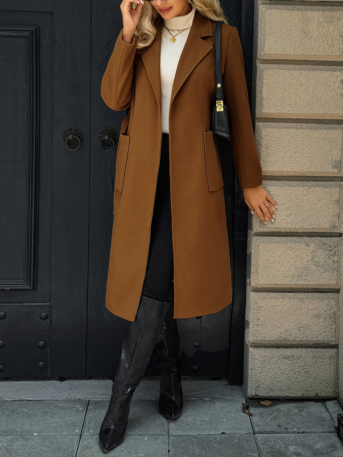 Coralie | Women's Belted Long Coat