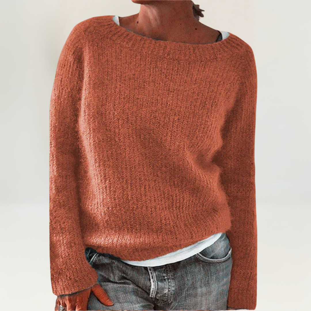 Coralie | Women's Relaxed Fit Knit Pullover Sweater