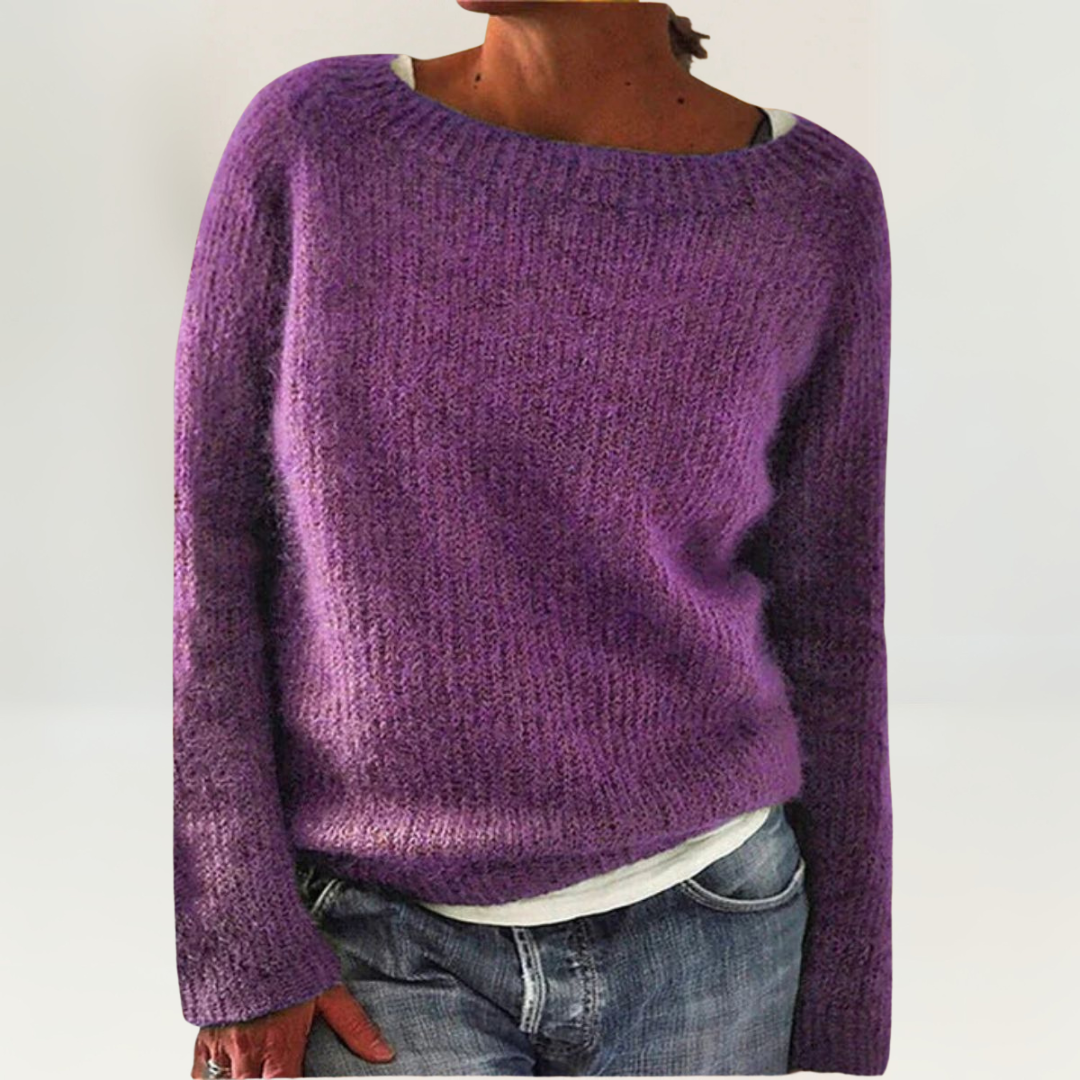 Coralie | Women's Relaxed Fit Knit Pullover Sweater