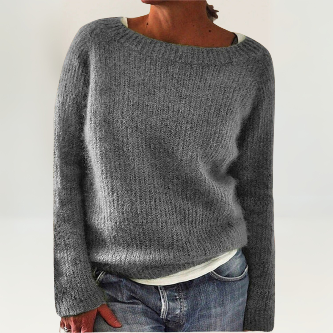 Coralie | Women's Relaxed Fit Knit Pullover Sweater