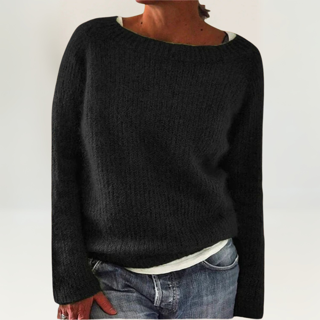 Coralie | Women's Relaxed Fit Knit Pullover Sweater