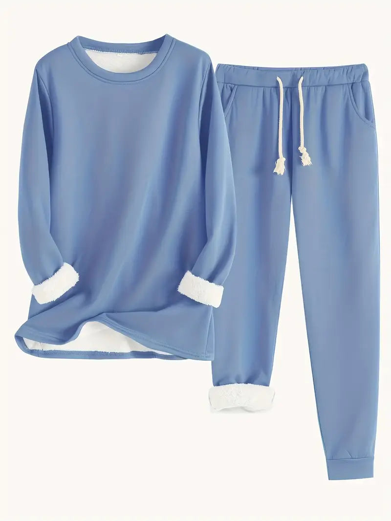 Corvaine | Women's Loungewear Set with Jogger Pants
