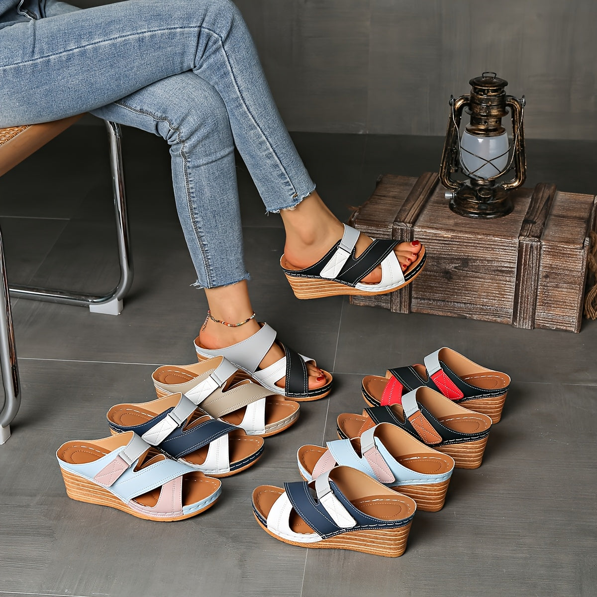 Tulip | Women's Wedge Slides