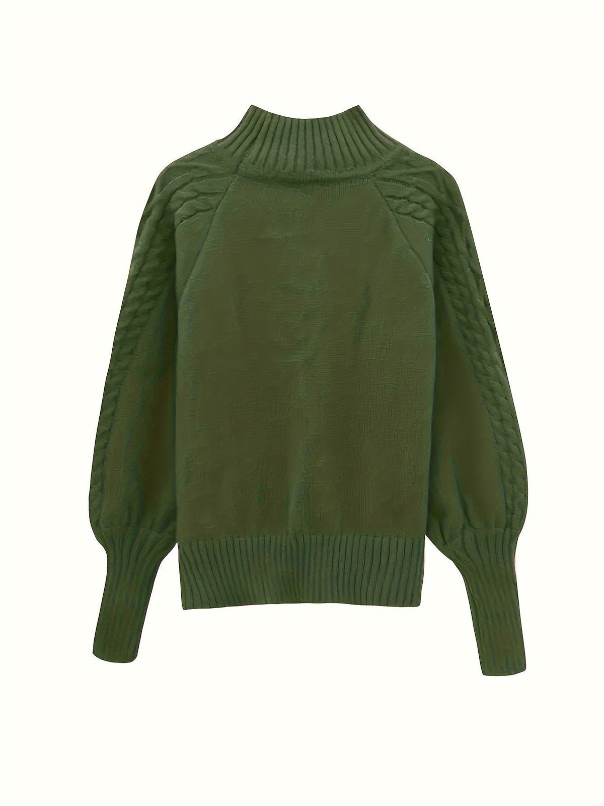 Dravwyn | Women's Cable Knit Turtleneck Sweater