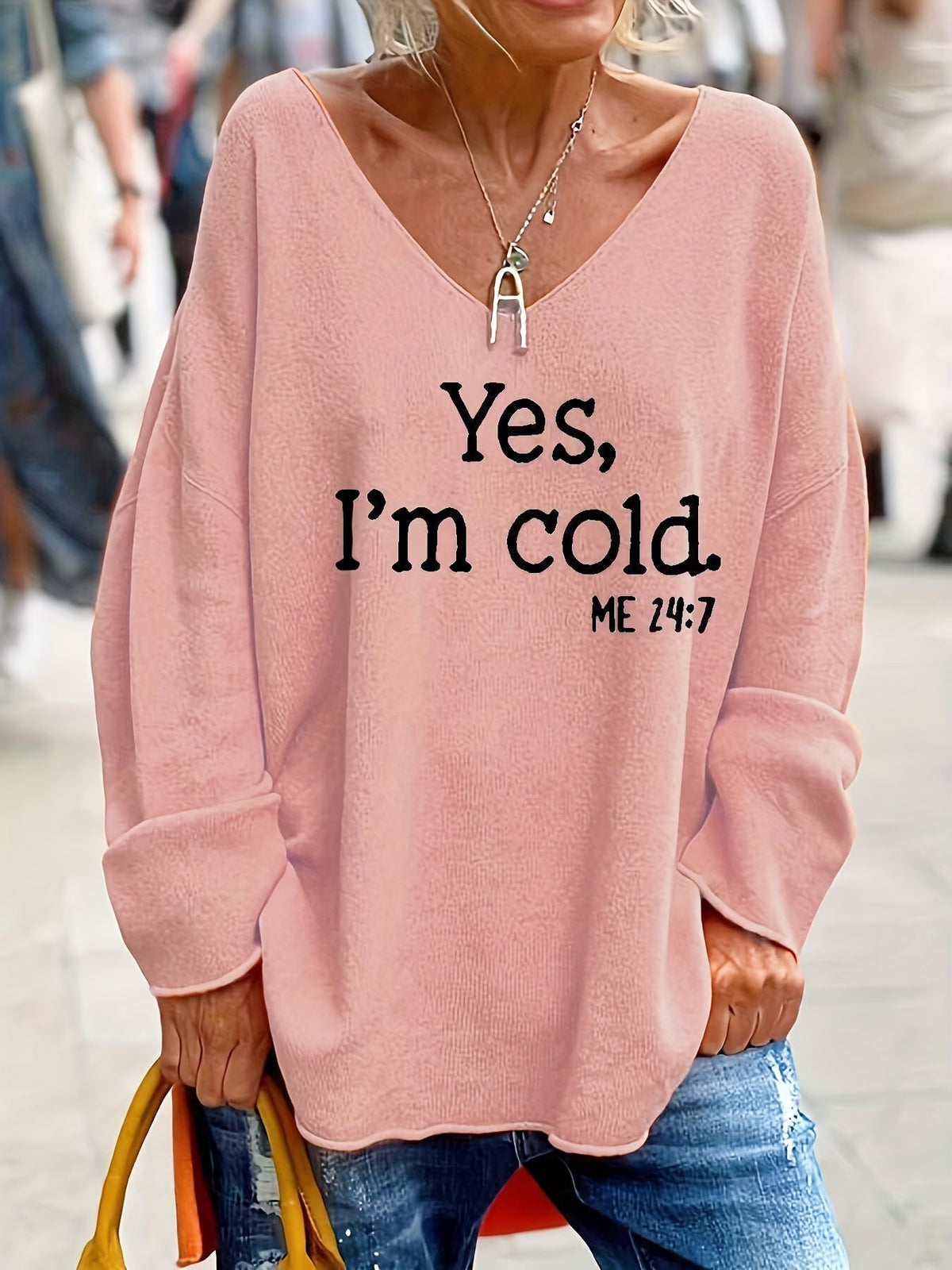Drisova | Women's Graphic Sweater Relaxed Fit