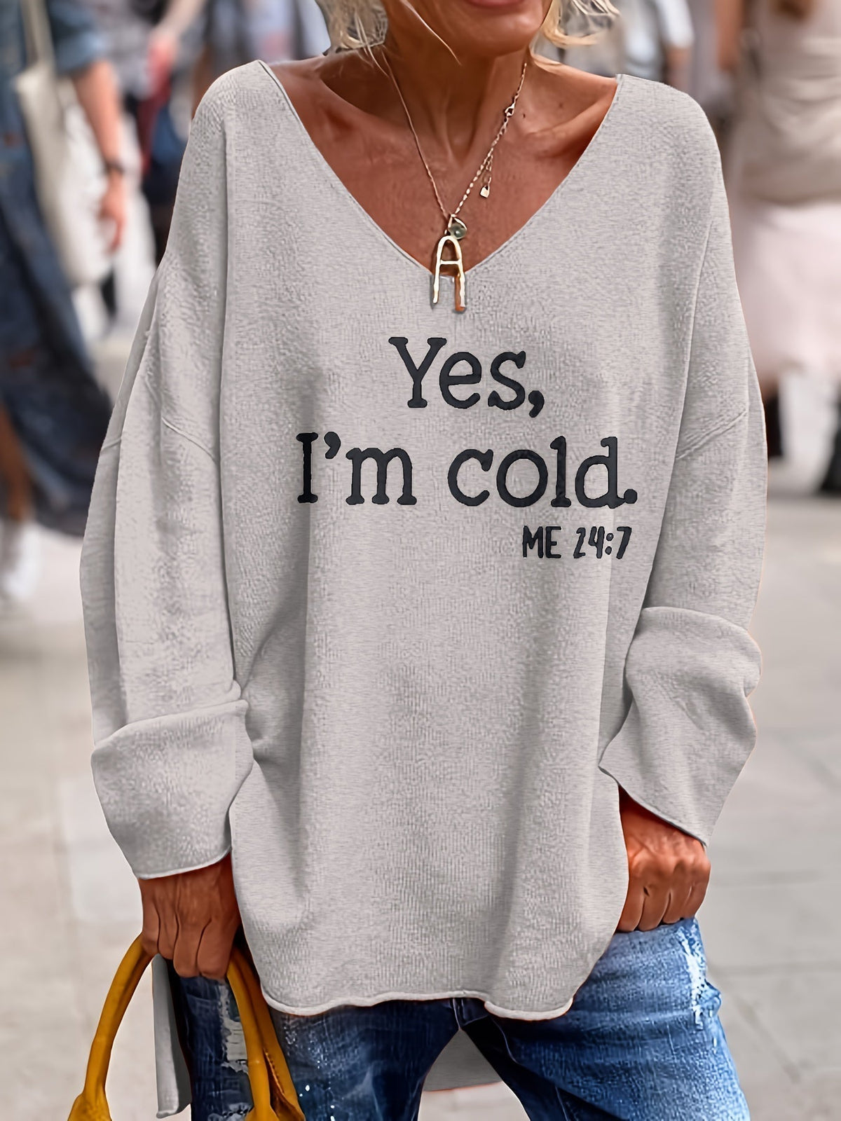 Drisova | Women's Graphic Sweater Relaxed Fit