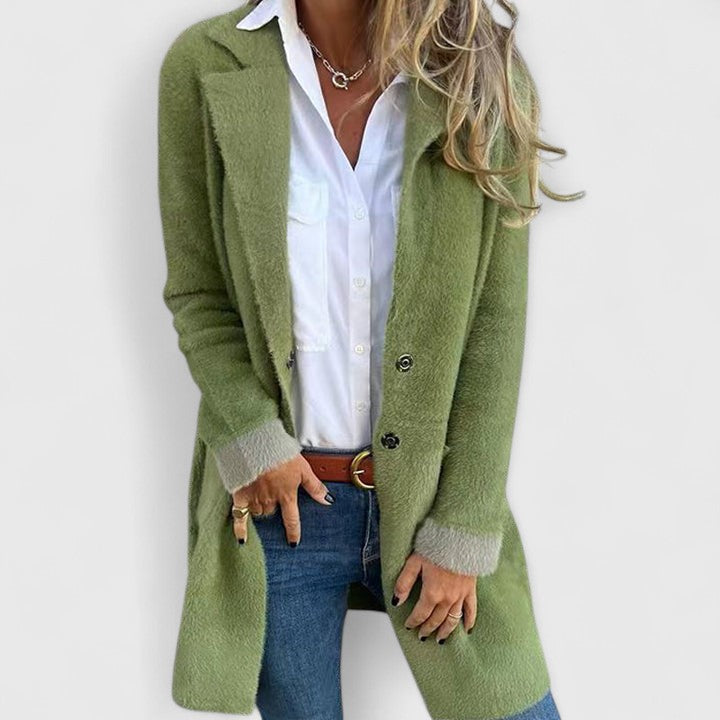 Embeth | Women's Long Button Cardigan