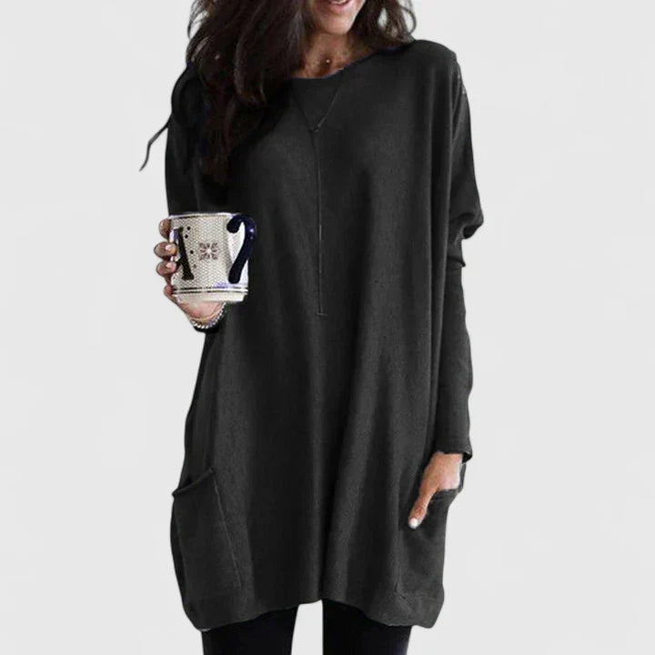 Fennlea | Women's Relaxed Fit Pocket Tunic Top
