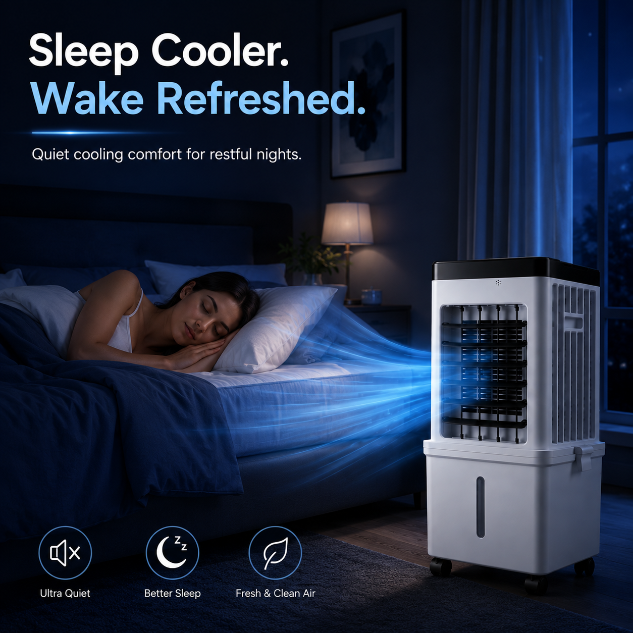 FrostAir – 2-in-1 Portable Air Cooler, Humidifying