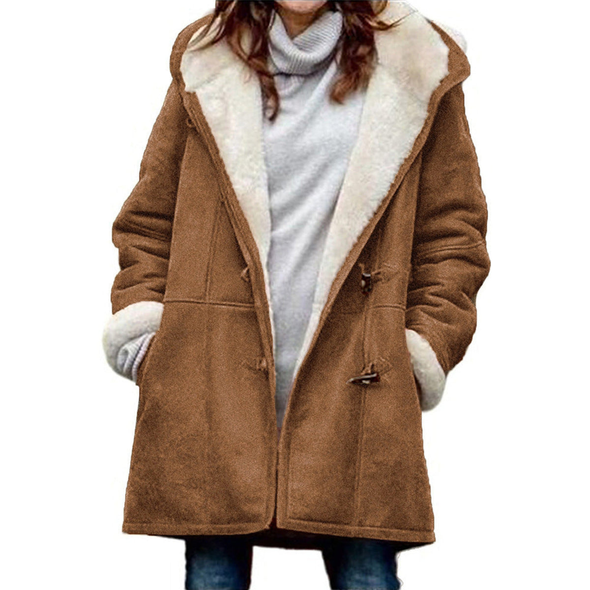 Grethel | Women's Fleece-Lined Hooded Winter Coat