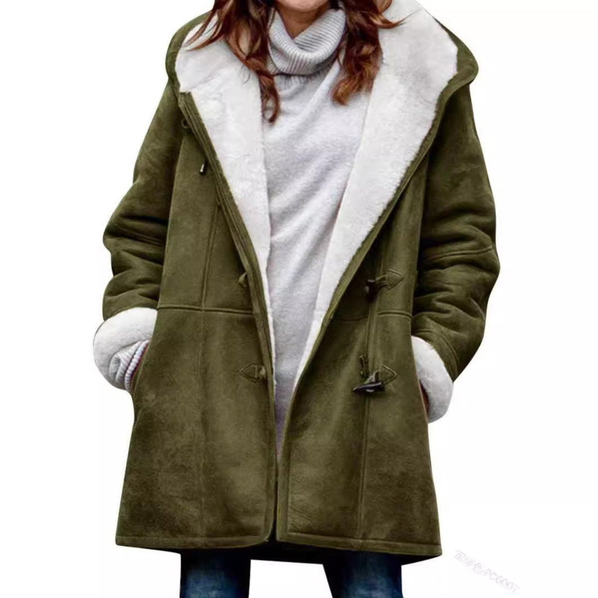 Grethel | Women's Fleece-Lined Hooded Winter Coat