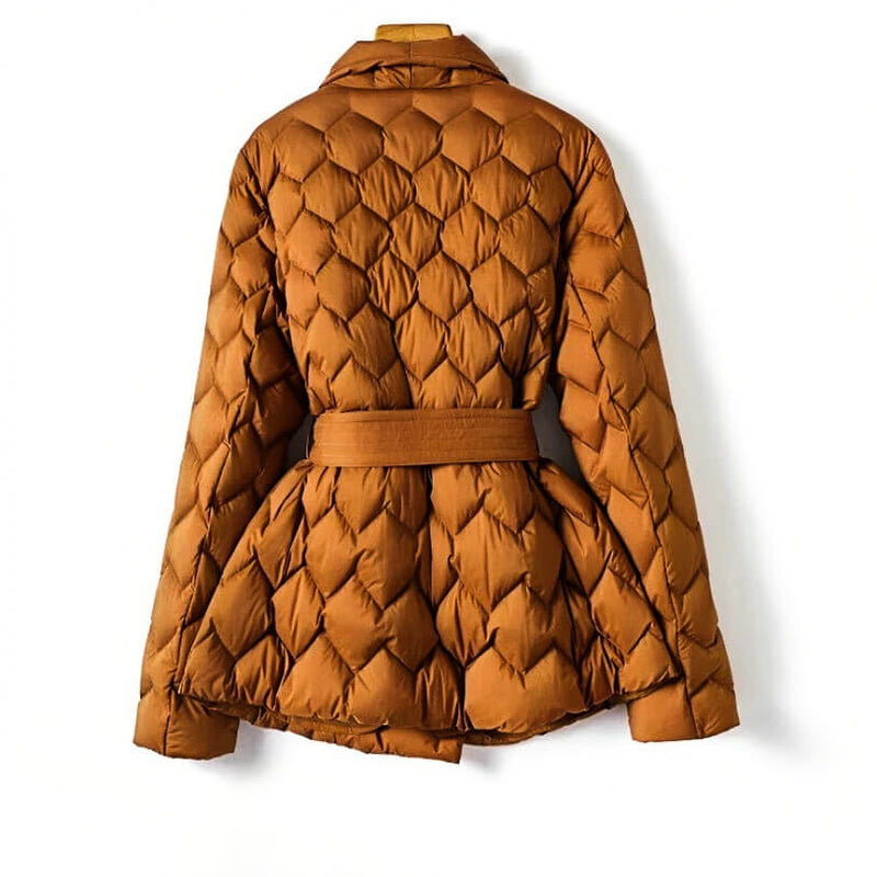 Halvara | Women's Belted Quilted Jacket