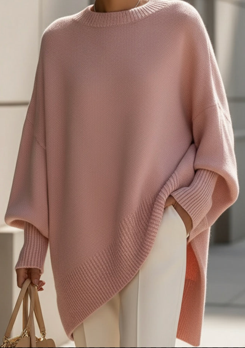 Halvara | Women's Oversized Batwing Knit Sweater