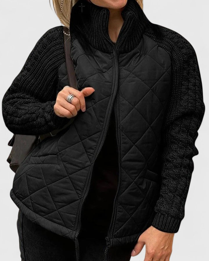 Halvara | Women's Quilted Knit Sleeve Jacket