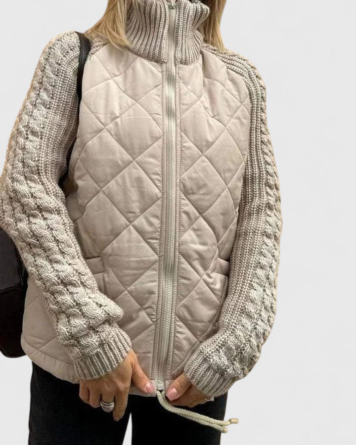 Halvara | Women's Quilted Knit Sleeve Jacket
