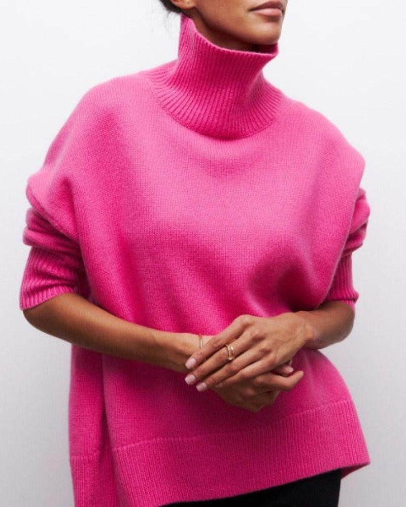 Linnea | Women's Oversized Turtleneck Sweater