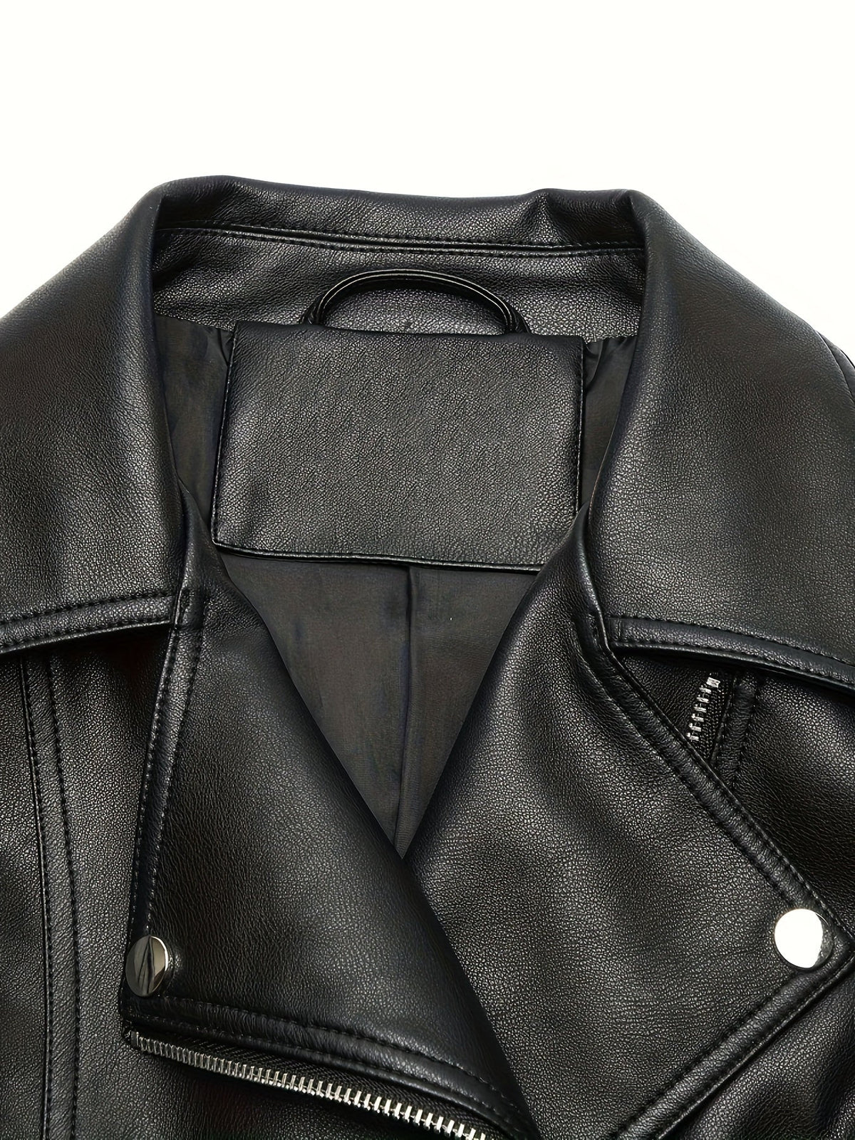 Lorvaine | Women's Faux Leather Biker Jacket