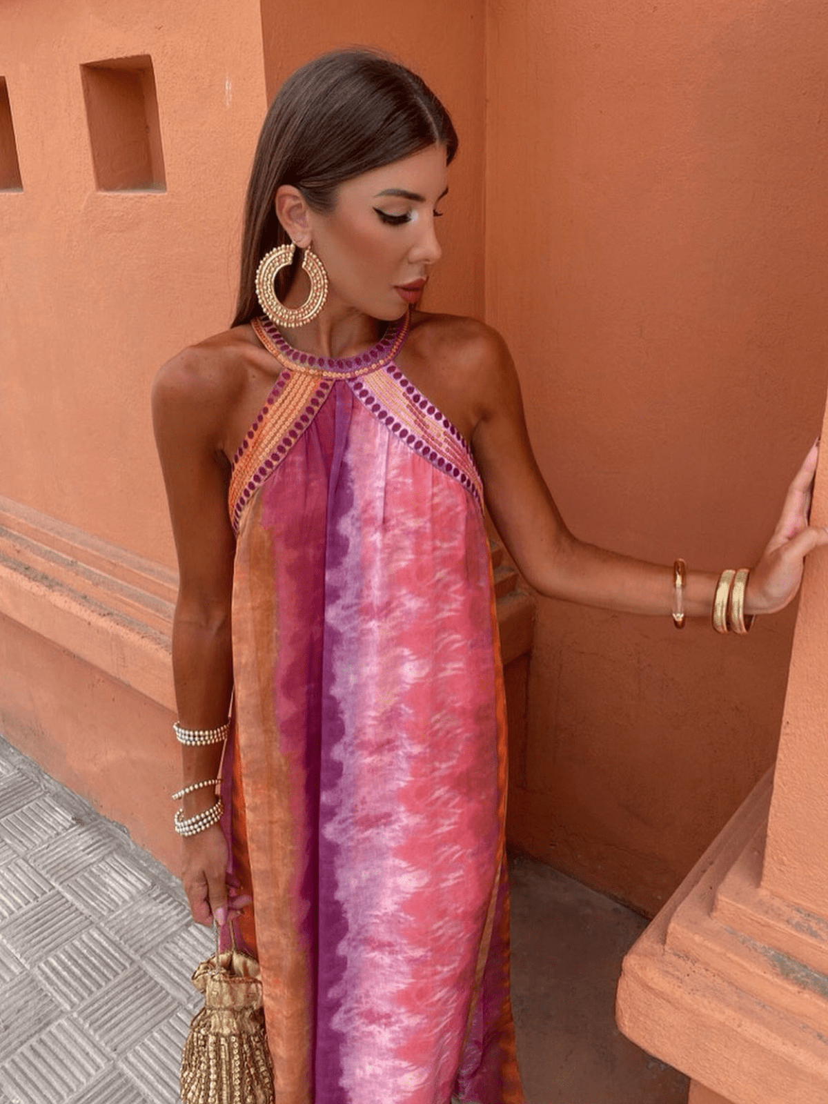 Aster | Women's Wedding Guest Ombre Dress