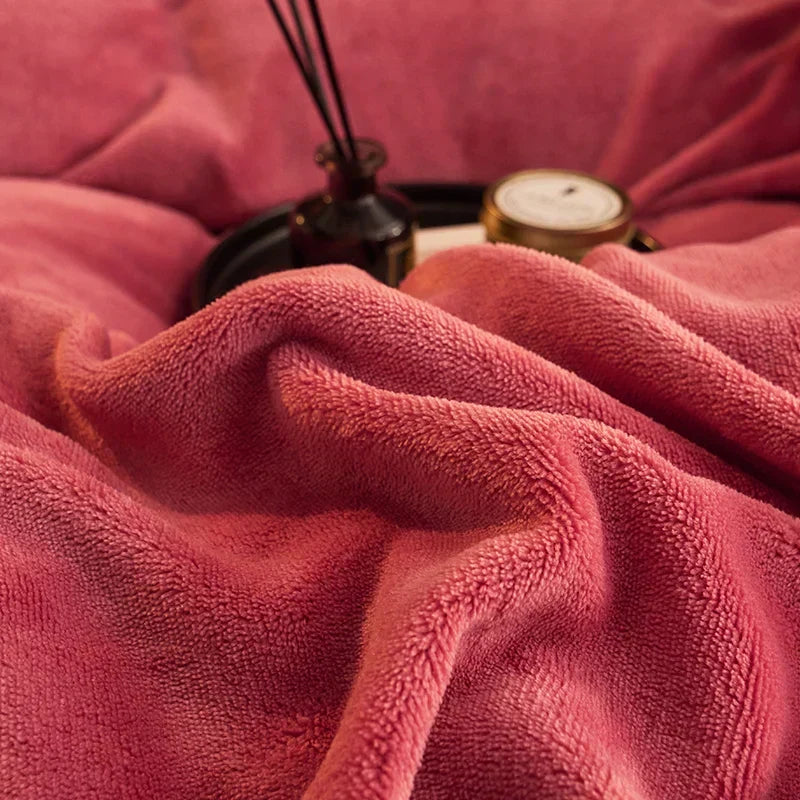 Luxurious Velvet Fleece Duvet Cover Set - PlushHaven