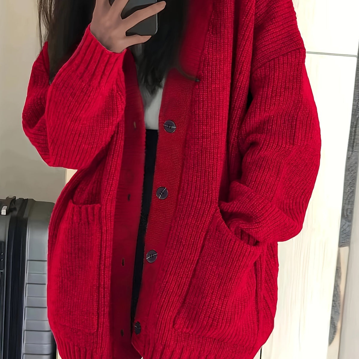 Maiswyn | Women's Oversized Cardigan Sweater