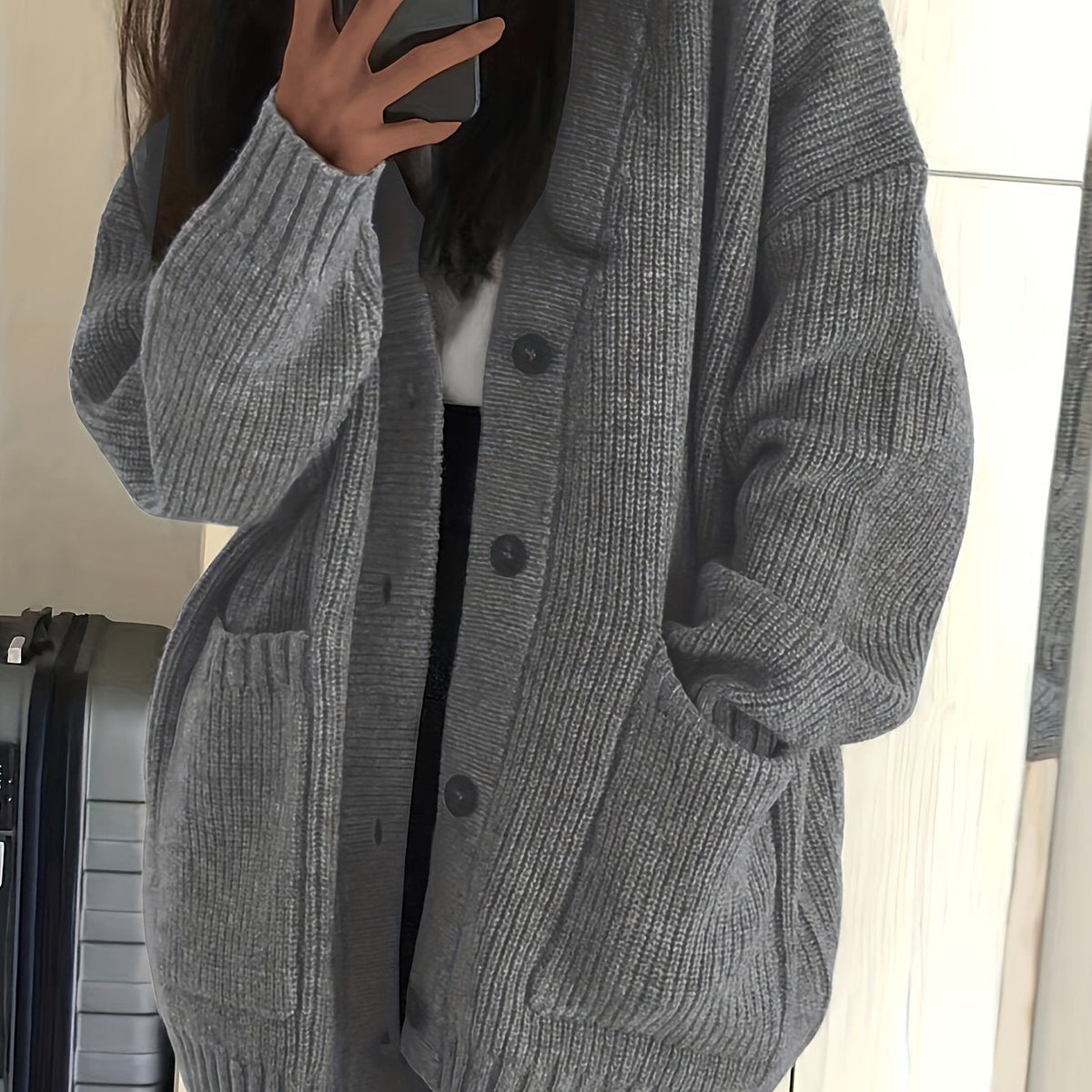 Maiswyn | Women's Oversized Cardigan Sweater
