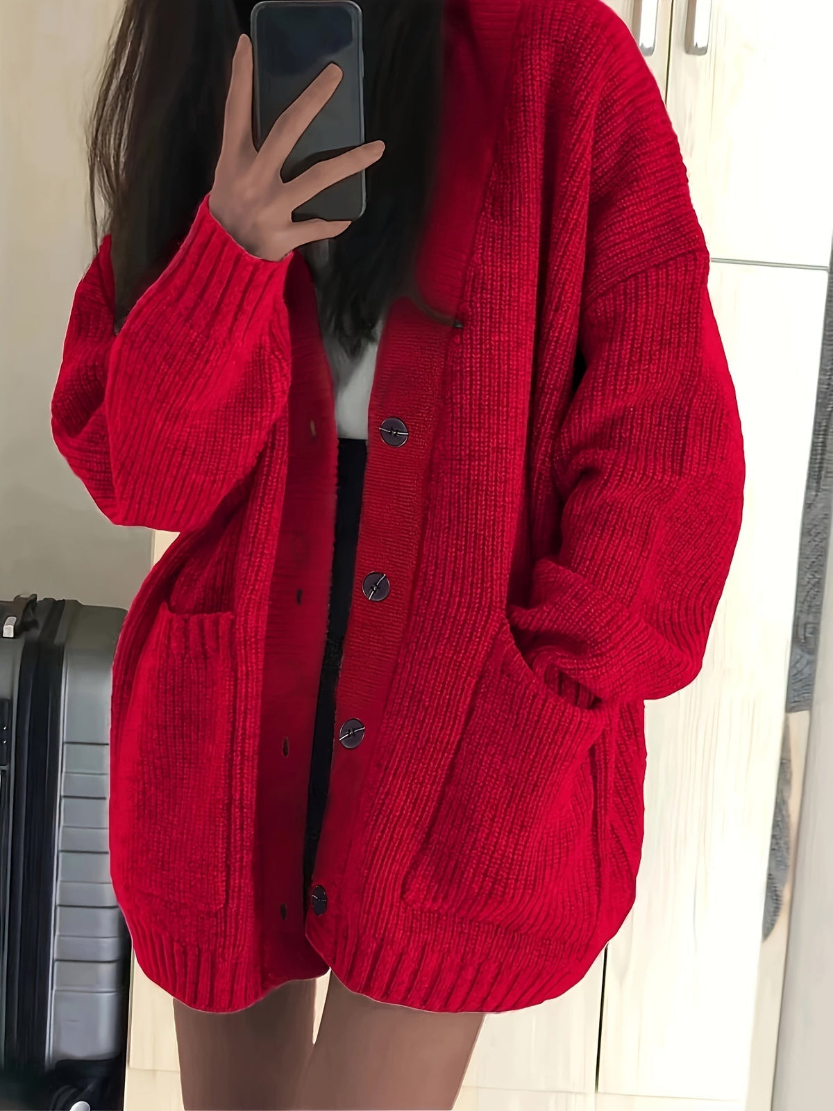 Maiswyn | Women's Oversized Cardigan Sweater