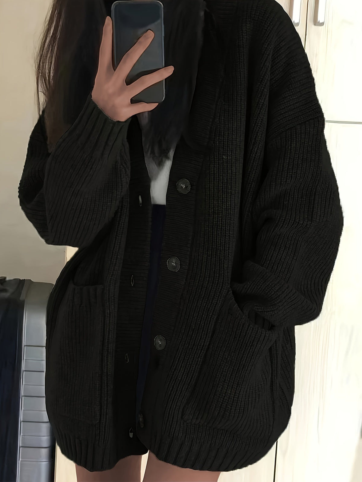 Maiswyn | Women's Oversized Cardigan Sweater