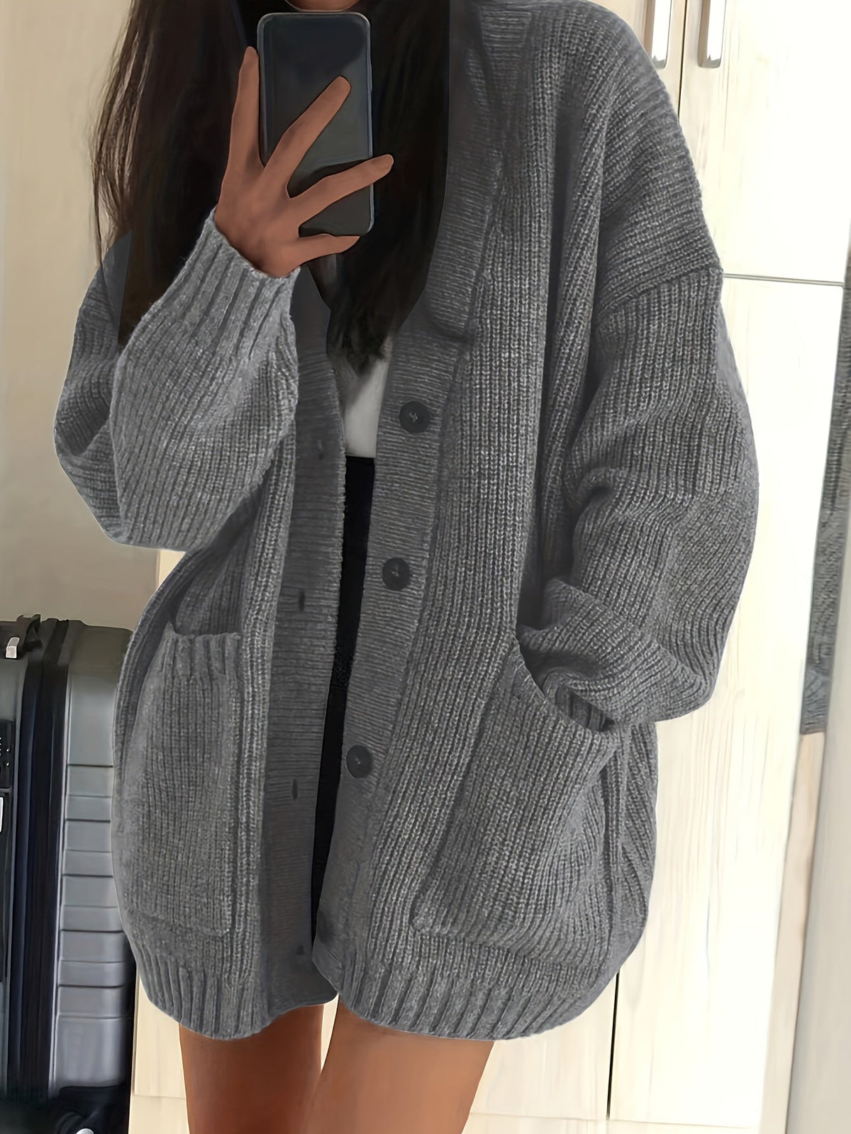 Maiswyn | Women's Oversized Cardigan Sweater