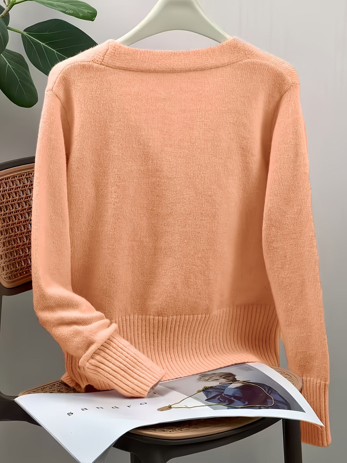 Novaleen | Women's Heart Button Cardigan Sweater