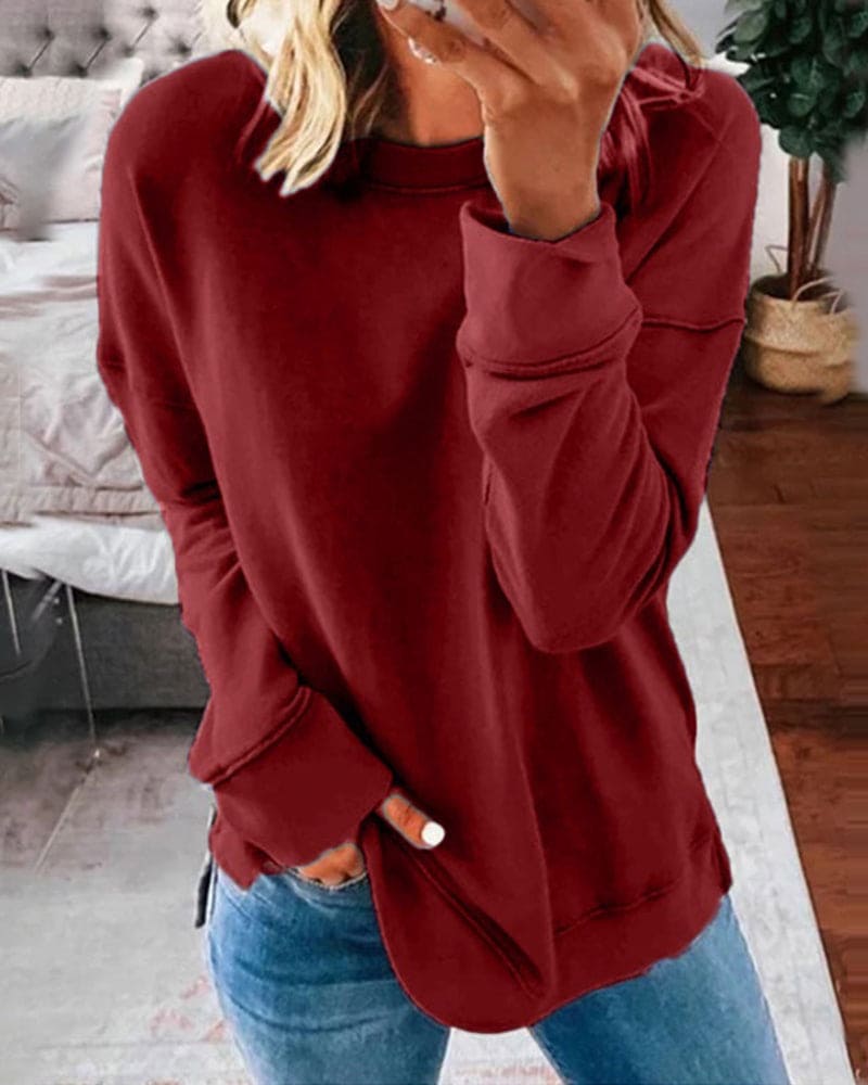 Opaline | Women's Relaxed Fit Crew Neck Sweatshirt