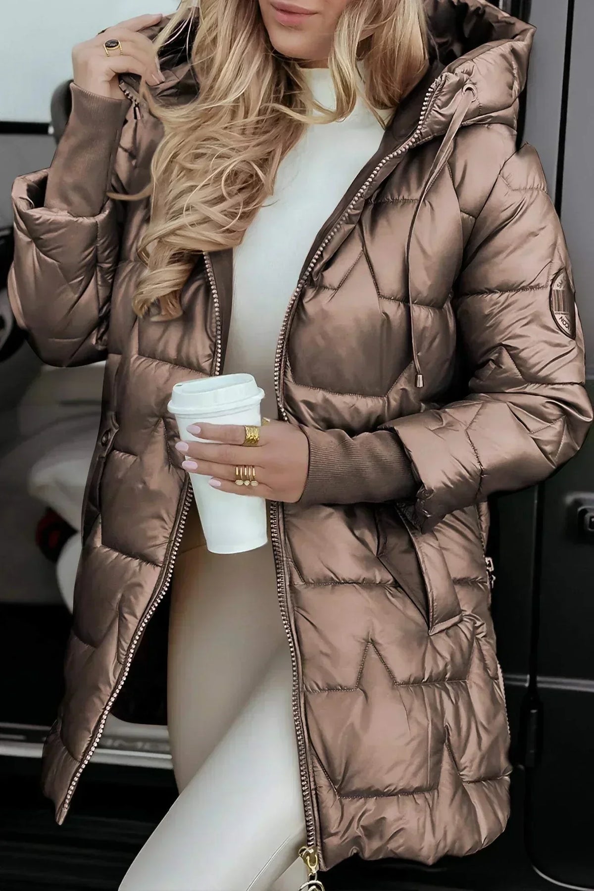 Romara | Women's Long Hooded Puffer Jacket