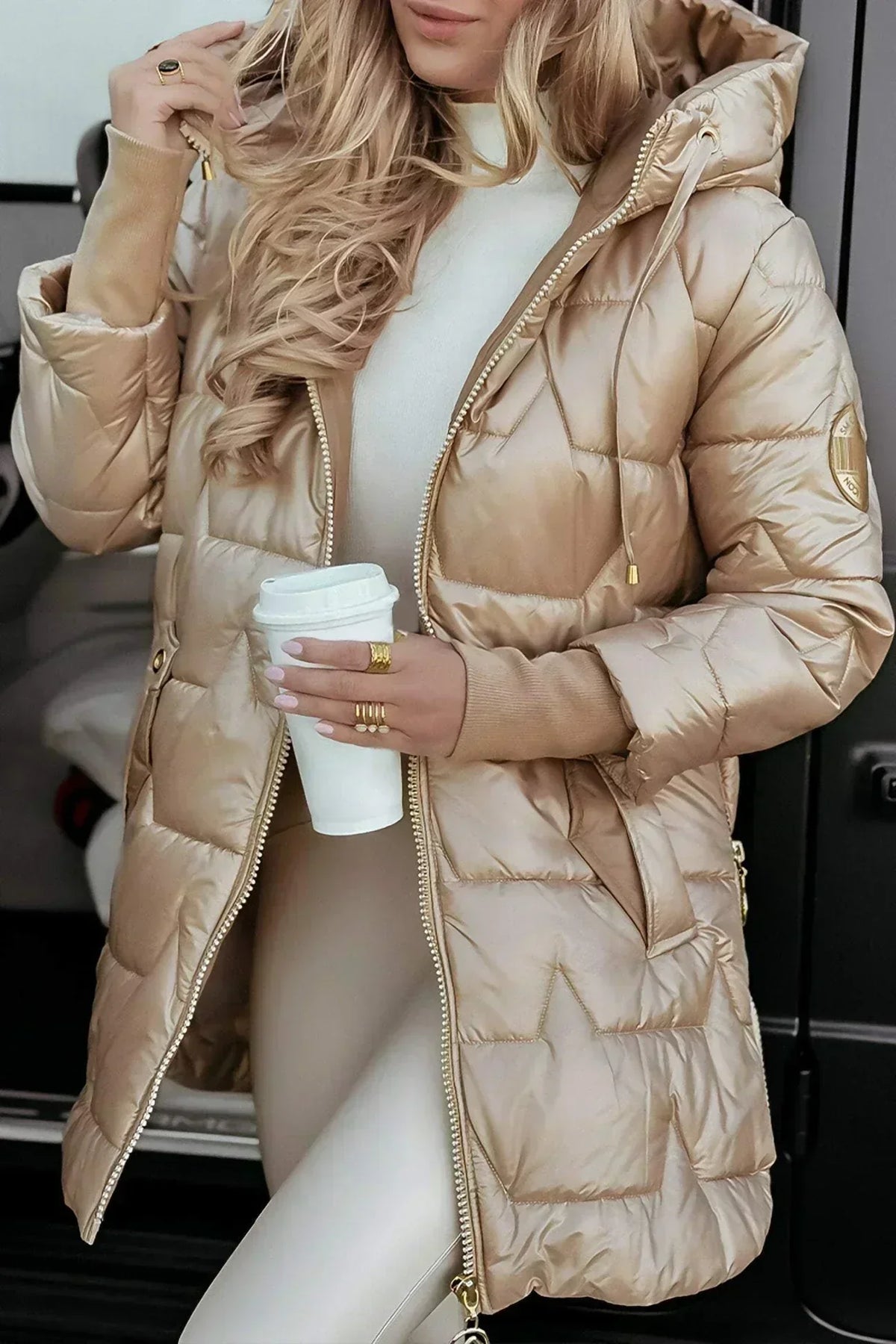Romara | Women's Long Hooded Puffer Jacket