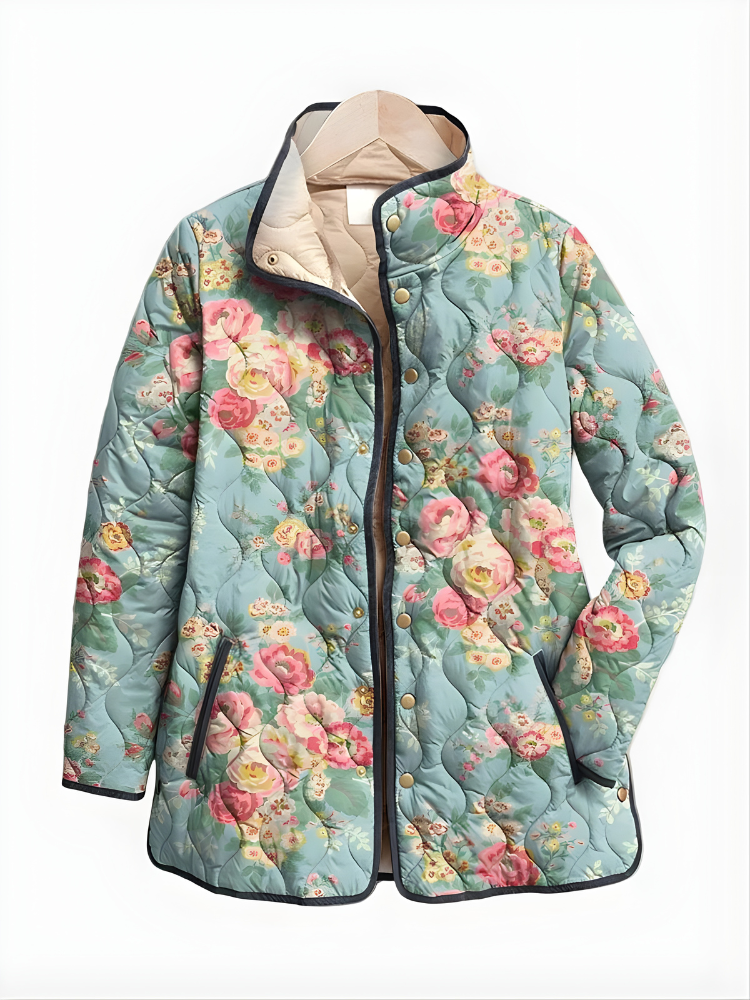 Rosalynn | Women's Floral Quilted Jacket
