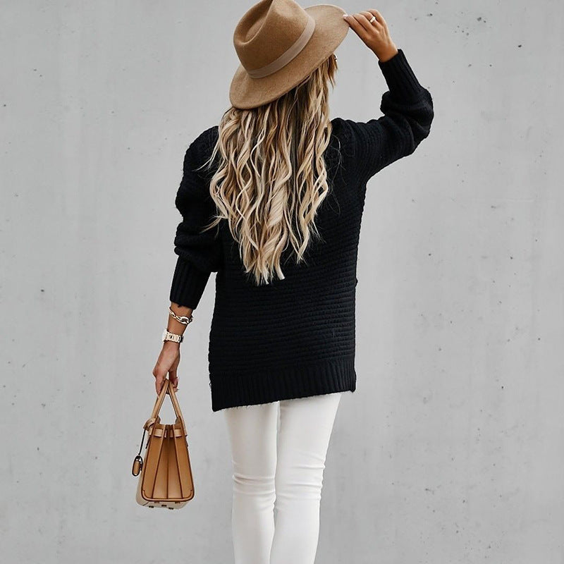 Roslynn | Women's Oversized Chunky Knit Pullover Sweater