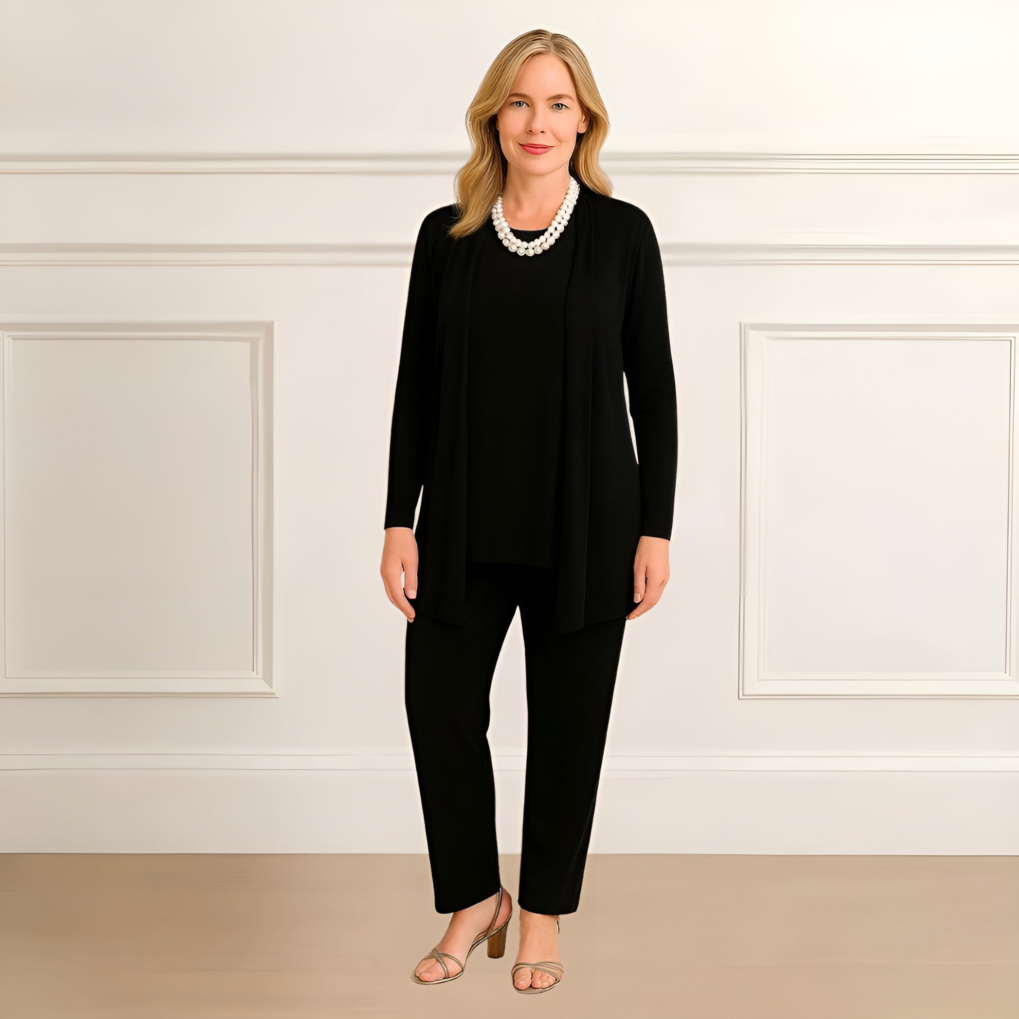Ingrid™ | Cardigan Top & Pants Set